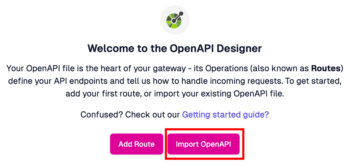 Import an OpenAPI