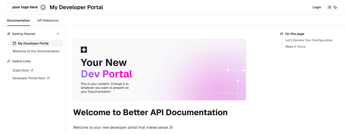 The New Developer Portal from Zuplo