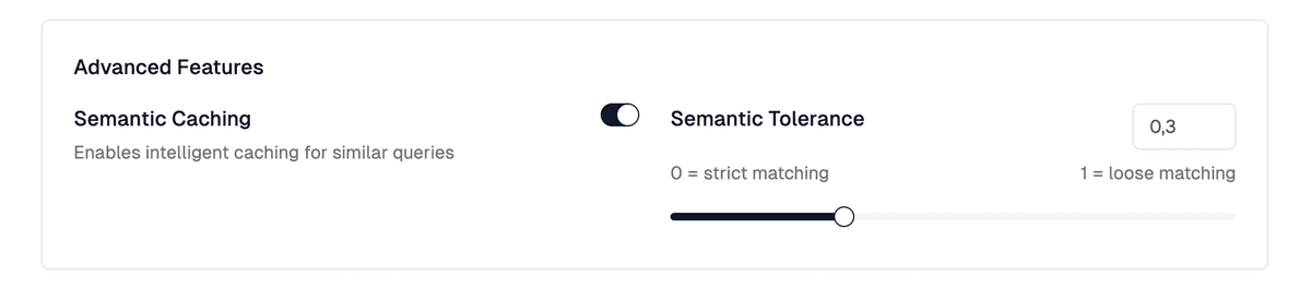 The Semantic Caching Configuration in Zuplo